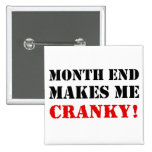 Accounting & Finance Month End Approval Stamp Pinback Buttons