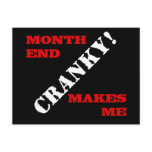 Accounting & Finance Month End Approval Stamp Post Card
