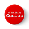 Accounting Genius Gifts buttons by geniusgifts Accounting Genius Gifts buttons