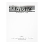 Accounting Investing Headline Letterhead