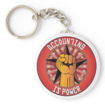 Accounting Is Power Keychain