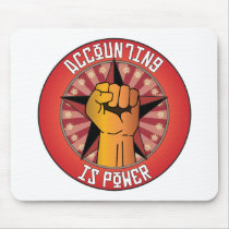 Accounting Is Power Mouse Pad