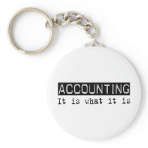 Accounting It Is Keychain