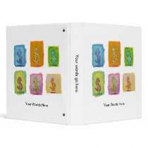 Accounting money abundance economics fun art 3 ring binder