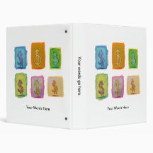 Accounting money abundance economics fun art 3 ring binder