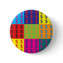 Accounting Pop Art buttons by sciencewillprevail Accounting Pop Art buttons
