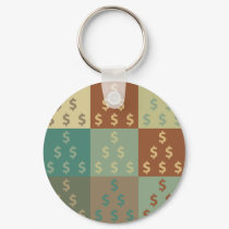 Accounting Pop Art keychains