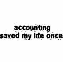 Accounting Saved My Life Once photo sculptures by upshot Accounting Saved My Life Once photo sculptures
