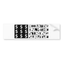 Accounting Survive Bumper Sticker
