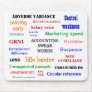 ACCOUNTING SWEAR WORDS mousepad (mulitcolour)