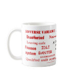Accounting Swear Words!! Coffee Mug