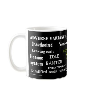 Accounting Swear Words!! mug