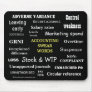 ACCOUNTING SWEAR WORDS Rude Accounting Terms Mousepads