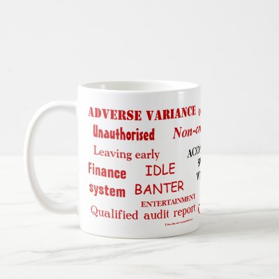 Accounting Swear Words!! Rude Mug