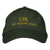 Accrual 1 embroidered hats