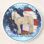 ACDHA Cream Horse Coaster