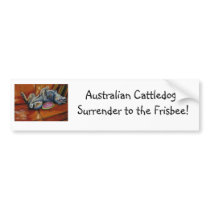 ACD's surrender only to the frisbee bumper stickers