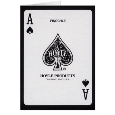 Ace A Spades Greeting Card by 194613mo
