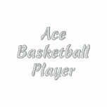 Ace Basketball Player Embroidered Shirt