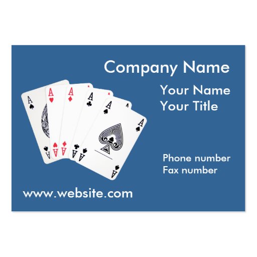 Ace Company Business Card (front side)