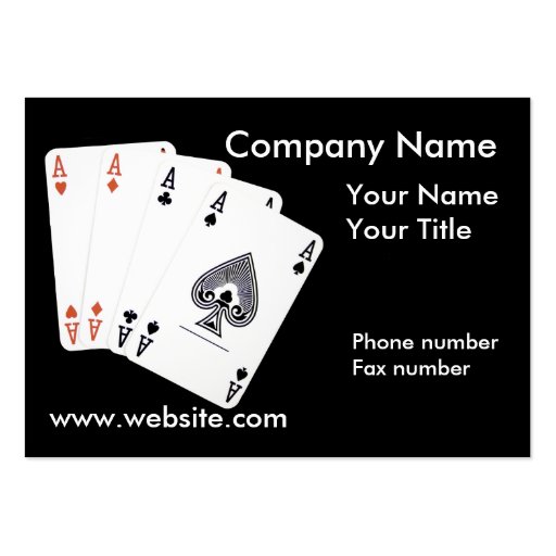 Ace Company Business Card (front side)
