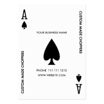 ACE CUSTOM MADE CHOPPERS business cards by GlazierStudios ACE CUSTOM MADE CHOPPERS business cards