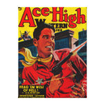 Ace High Magazine Cover 3 Canvas Print