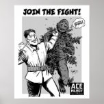 Ace Kilroy "Join The Fight!" Poster