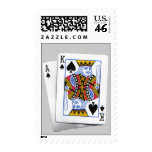 Ace & King of spades Stamp