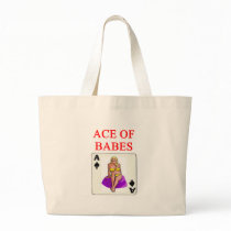 ace of babes tote bag