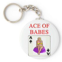 ace of babes key chain