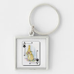Ace of Clubs Keychain
