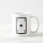ace of clubs with frame icon coffee mugs