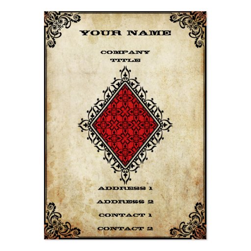 Ace of Diamonds - Business Card (front side)