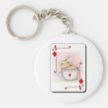 Ace of Diamonds Keychains