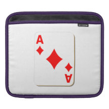 Ace of Diamonds Playing Card Sleeve For iPads