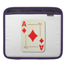 Ace of Diamonds Playing Card Sleeve For iPads