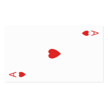 Ace of Hearts Business Cards