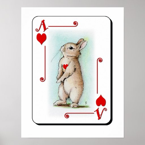 Ace of Hearts Print