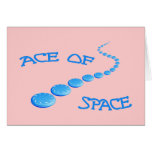 Ace of Space Frisbee Card