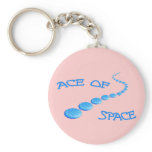 Ace of Space Frisbee Key Chain