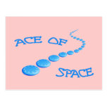 Ace of Space Frisbee Post Cards