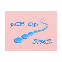 Ace of Space Frisbee Post Cards