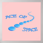 Ace of Space Frisbee Posters