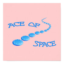 Ace of Space Frisbee Posters