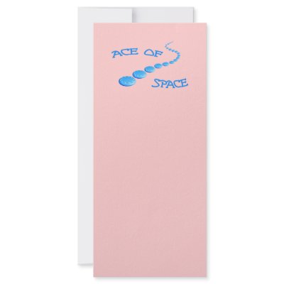 Ace of Space Frisbee Customized Rack Card by HappyDoggies