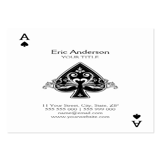 Ace Of Spades business card