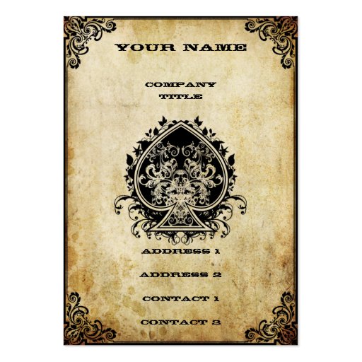 Ace of Spades - Business Card (front side)