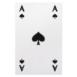 ace of spades icon custom stationery