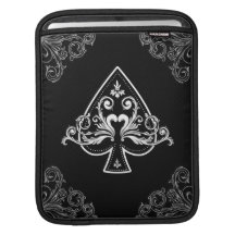 Ace of Spades iPad sleeve